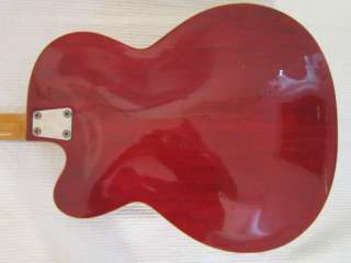 Vintage 1966 Vox Typhoon Electric Hollow Body Guitar V254 Wine Red 