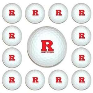  New Rutgers Scarlet Knights Dozen Pack Golf Balls New 