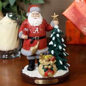 Alabama Crimson Tide Tree Top Santa Figurine  Sports 
