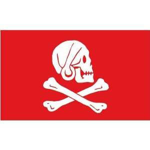  Pirate Flag   Red Henry Avery Patio, Lawn & Garden
