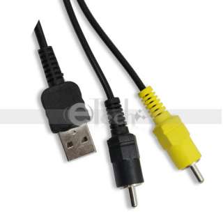 USB AV Cable for Sony Cyber Shot DSC W150 W170 W35  