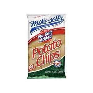 Mike sells No Salt Added Potato Chips, 10.5oz (Pack of 3)  