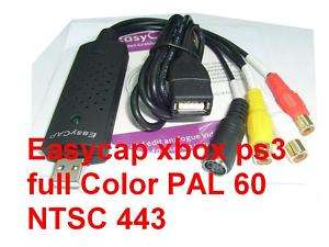 USB Audio Video DVD Capture EasyCap Card Adapter Xbox  
