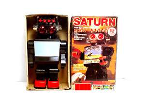 MINT BOXED 13 inch GIANT WALKING SATURN ROBOT  