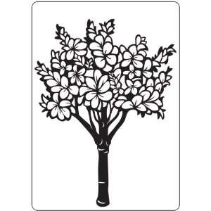 Crafts too A2 Embossing Folder Floral Tree Arts, Crafts & Sewing