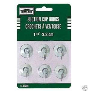 18 Suction Cup Hook Set *SHIPS FROM NY*  