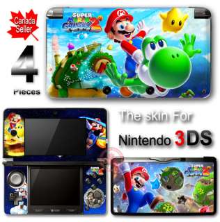 Super Mario Galaxy 2 DECAL SKIN STICKER COVER for 3DS  