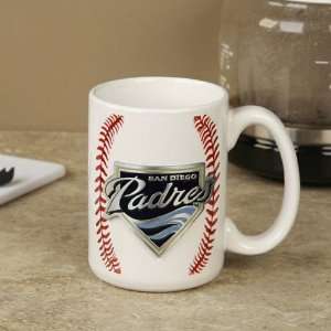  San Diego Padres Pewter Logo Baseball Coffee Mug Sports 