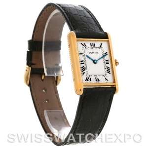 Cartier Tank Classic 18k Yellow Gold Quartz Watch  