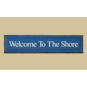  SaltBox Gifts CV730WTS 7 in. x 30 in. Welcome To The Shore 