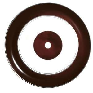   Cristobal Chocolate 12in Round Flat Cake Plate