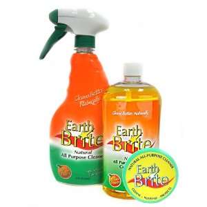Earth Brite EB 03 Natural All Purpose Cleaner, Three Piece Kit  