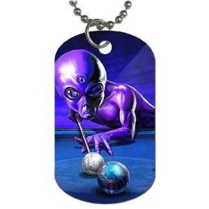  Alien Pool Dog Tag with 30 chain necklace Great Gift Idea 