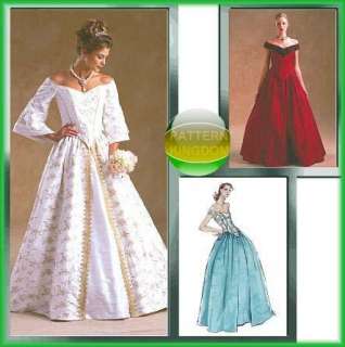 GORGEOUS!! Bridal Gown Dress Patterns Wedding 16 22  