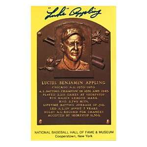  Luke Appling Autographed / Signed Baseball Hall of Fame 