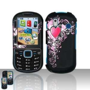  with Pink Vine Gothic Heart Rubber Texture Samsung Intensity 2 II 