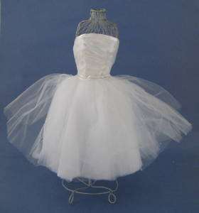 Wedding Bridal Dress Form Centerpiece Tulle Handcrafted  