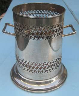 1933 English Sterling Silver 2 Handle Wine Bucket RARE  