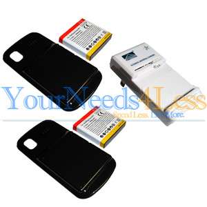 2X NEW Samsung Focus I917 3600mAh Extended Battery & Charger 
