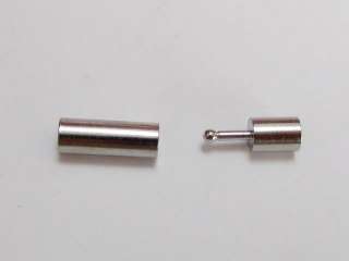 100 Stainless Steel Bayonet Clasps For 3mm Leather Cord  