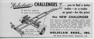 holsclaw boat trailer serial number