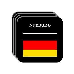 Germany   NURBURG Set of 4 Mini Mousepad Coasters
