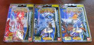 1999 Digimon Magnet Spiners set 3 MIP Japan Rare  