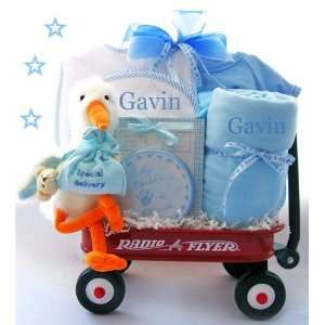  Personalized Here Comes The Stork Gift Set (Boy) Baby
