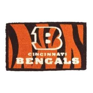  Cincinnati Bengals Bleached Welcome Mat (Doormat) 18x30 