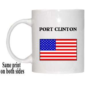  US Flag   Port Clinton, Ohio (OH) Mug: Everything Else