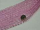 10 STRANDS 8MM ROUND FACETED GLASS BEADS LOT (TS114)  