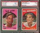 1959 Topps Baseball 424 Ken Aspromonte SENATORS PSA 7  