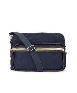 Navy (Blue) Messenger Bag  238540841  New Look