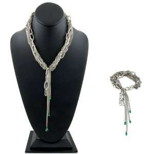  Gift Set: Annikas Multi Chain Necklace and Bracelet Set 