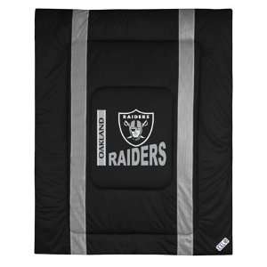    Oakland Raiders   Twin SIDELINE Comforter: Sports & Outdoors