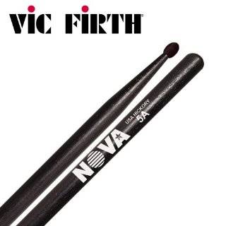 Vic Firth Nova Hickory Drumsticks Black 5A