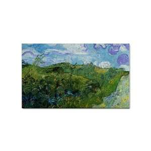  Green Wheat Fields By Vincent Van Gogh Sticker: Everything 