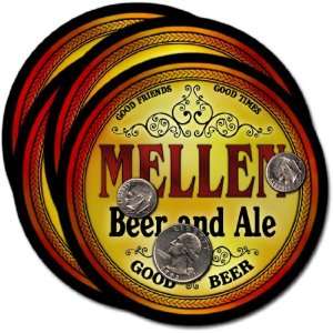  Mellen , WI Beer & Ale Coasters   4pk 