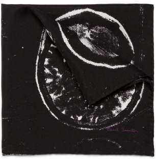 Paul Smith Shoes & Accessories Skull X Ray Print Pocket Square  MR 