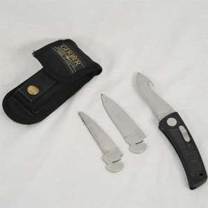 Gerber Bolt Action Knife with Changeable Blades and Sheath.  