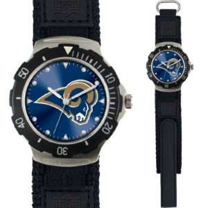  . Louis Rams Game Time Agent Velcro Mens NFL Watch: Sports & Outdoors