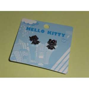  Hello Kitty   Super Kitty Earring Studs (Silver with a Red 