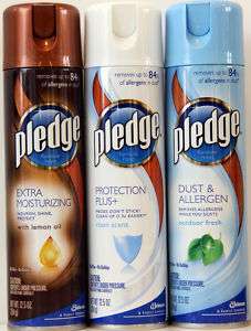 Pledge Furniture Polish, Selection from 3 or All in One  