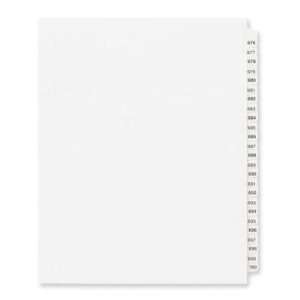   Avery Side Tab Collated Legal Index Divider AVE82306