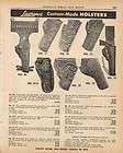 1957 LAWRENCE AD CUSTOM MADE LEATHER HOLSTERS