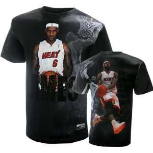 LeBron James Miami Heat Hi Def Sublimated Dye Photo T Shirt  