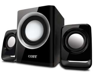 COBY CSMP67 2.1 50W High Performance  Speaker System 716829230671 