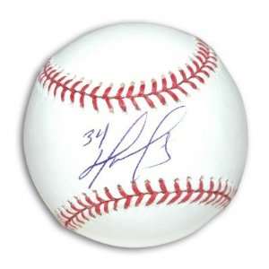  David Ortiz Autographed/Hand Signed MLB Baseball 