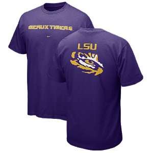  Nike LSU Tigers Student Union T Shirt 2 Sided Sports 