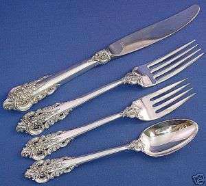 GRANDE BAROQUE WALLACE 4PC STERLING LUNCH PLACE SET(S)  